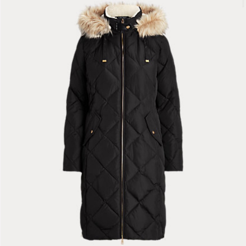 Lauren Ralph Lauren Black Puffy Coat